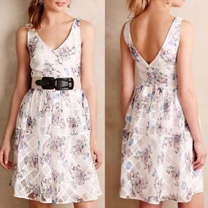 ✨ NWT Anthro Maeve Peony Garden Organza Dress ✨